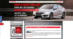 Desktop Screenshot of honda-szallerbeck.hu